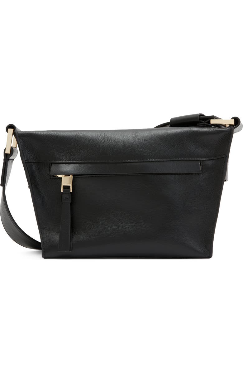 AllSaints Colette Leather Crossbody Bag, Alternate, color,