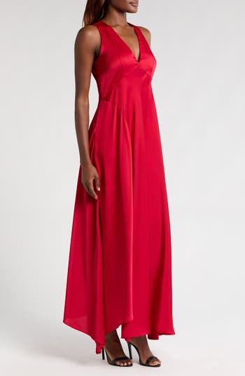 V-Neck Empire Waist Gown