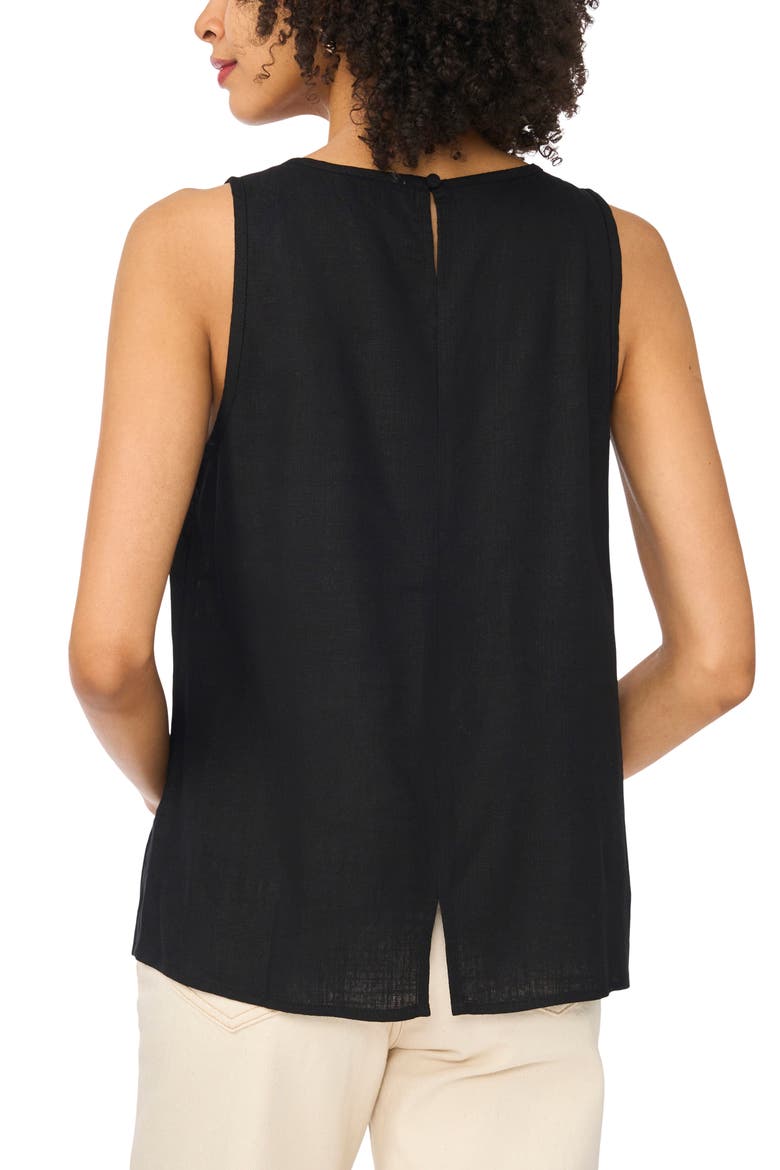 Sleeveless Top, Alternate, color, RICH BLACK