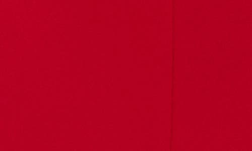 Eliza J Mock Neck Cap Sleeve A-line Dress In Red