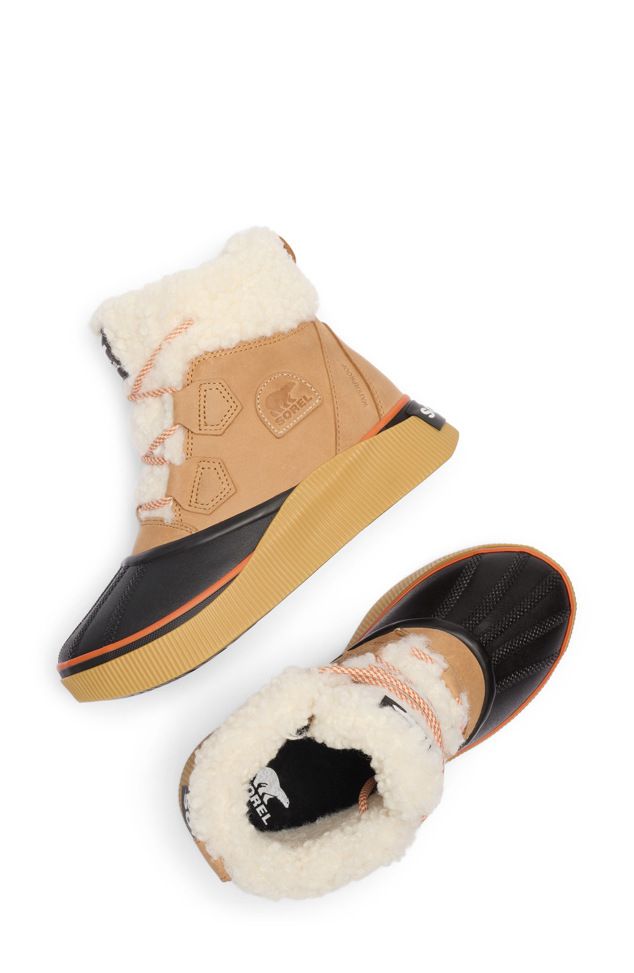 Out N About IV Chillz Waterproof Duck Boot, Alternate, color, TAWNY BUFF/ BLACK