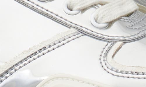 Tory Burch Clover Court Sneaker In Silver