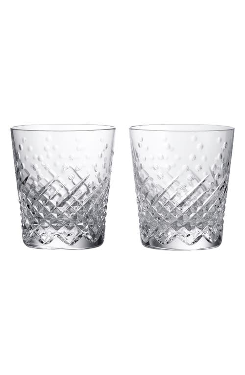 Waterford Celebrations Crystal Glass Tumblers Set Of Two In Transparent