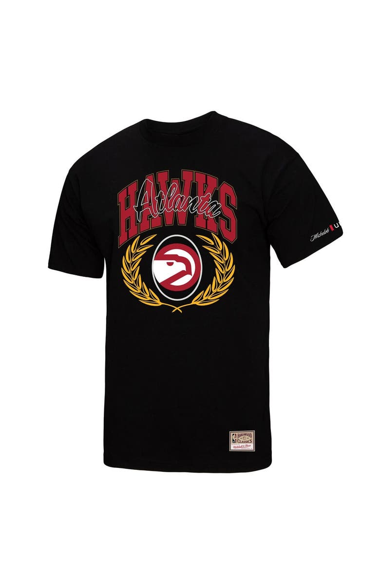 Mitchell & Ness Men's Mitchell & Ness Black Atlanta Hawks NBA x Michelob Ultra Rewind II T-Shirt, Alternate, color, 