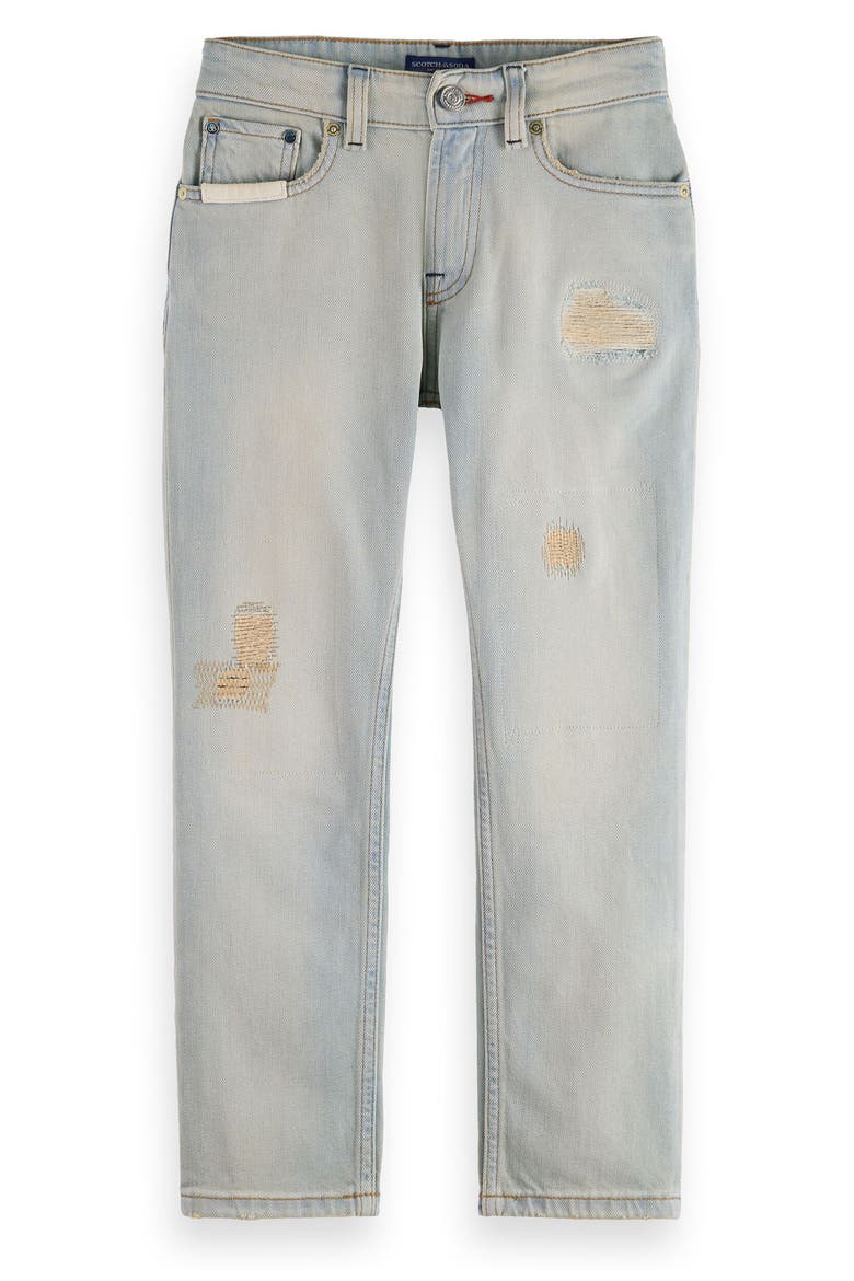 Kids' The Dean Rip & Repair Loose Tapered Jeans, Main, color, LAST RESORT