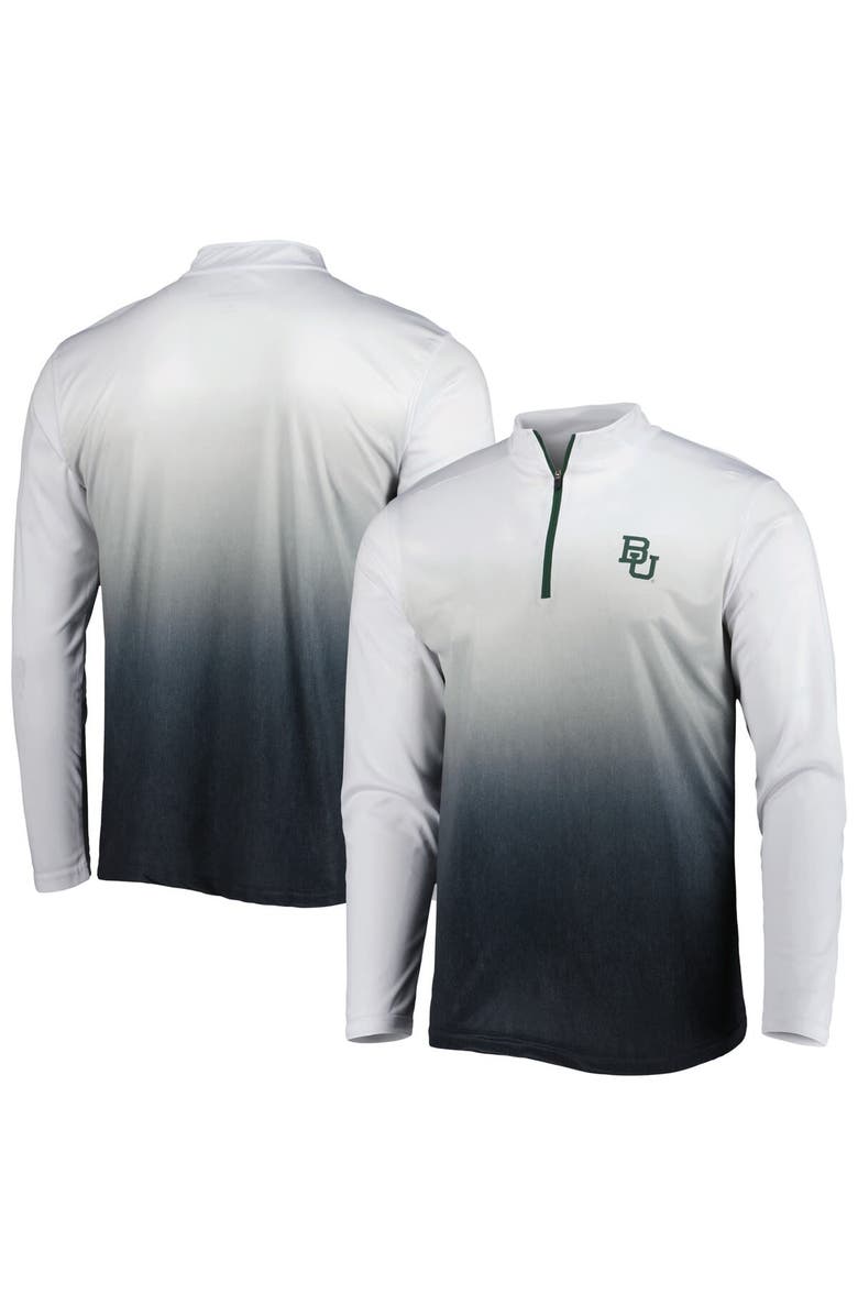 COLOSSEUM Men's Colosseum Gray Baylor Bears Team Magic Quarter-Zip Jacket, Main, color,