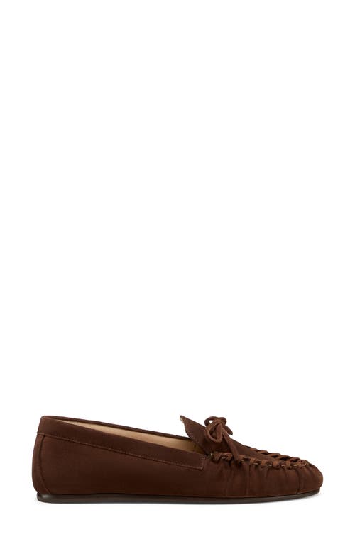 Stuart Weitzman Britt Bow Loafer In Brown