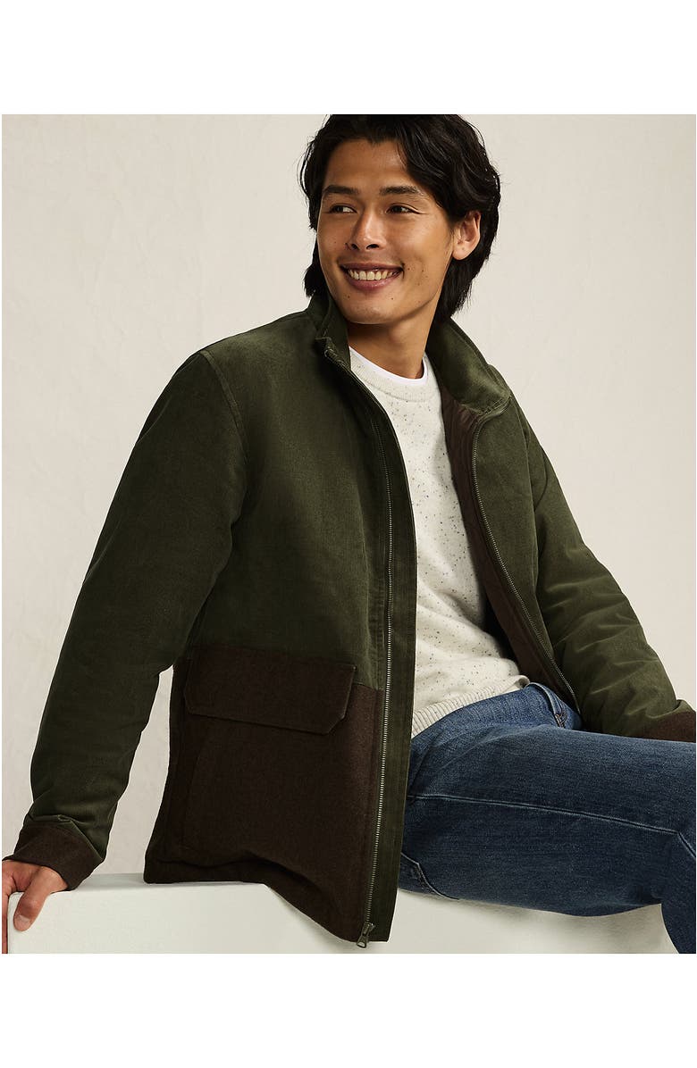 Lands' End Mixed Media Cord Jacket, Alternate, color, Woodland/Walnut Brown
