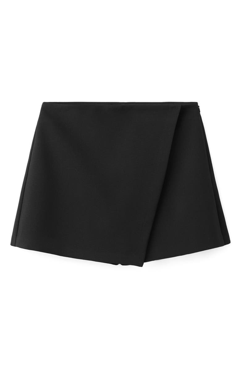 MANGO Candela 2 Skort, Alternate, color, Black