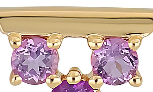 Bony Levy Amethyst Stud Earrings In Gold