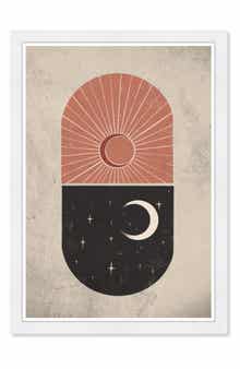 Wynwood Studio Sun & Moon Cavnas Art - 13" x 19"