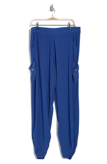 Tash And Sophie Pocket Joggers In Royal