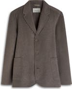 Bugatchi Felted Wool Blend Three Button Blazer