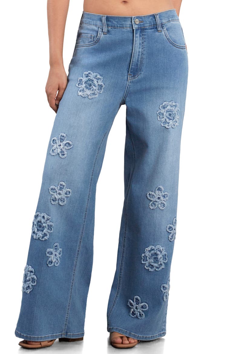 Daisy Straight Leg Jeans, Main, color, DENIM SKY