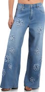 HINT OF BLU Daisy Straight Leg Jeans
