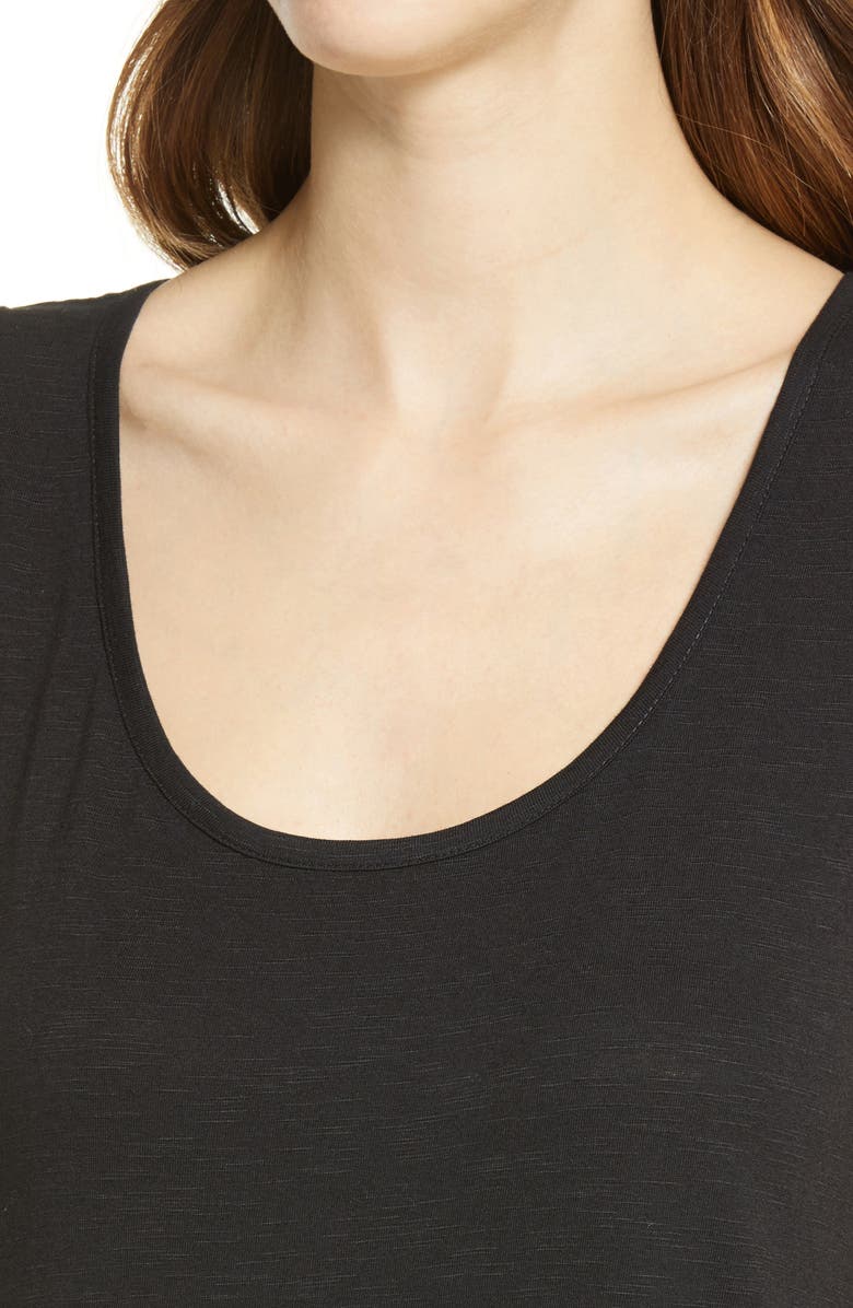 Caslon<sup>®</sup> Scoop Neck Tiered Maxi Dress, Alternate, color,