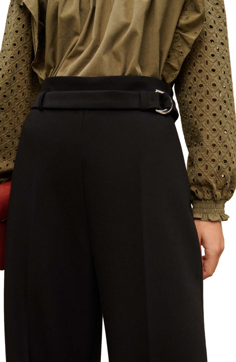 maje Parc Wide Leg Pants, Alternate, color,