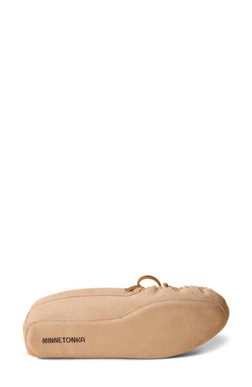 Minnetonka Faux Fur Lined Soft Sole Slipper