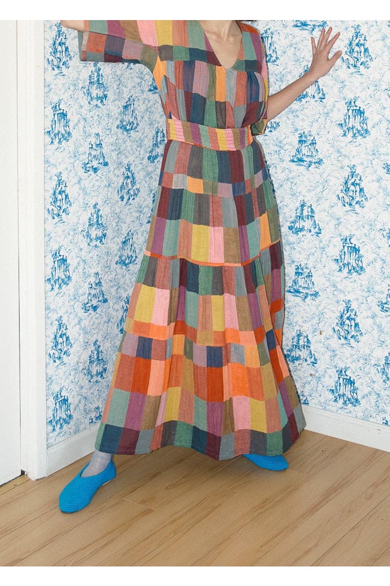 Mojave Tiered Maxi Skirt, Alternate, color, Glossary