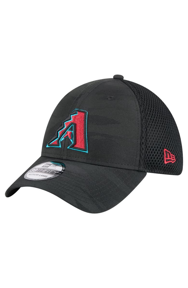 New Era Men's New Era Black Arizona Diamondbacks Subtle Camo 39THIRTY Flex Hat, Alternate, color, 