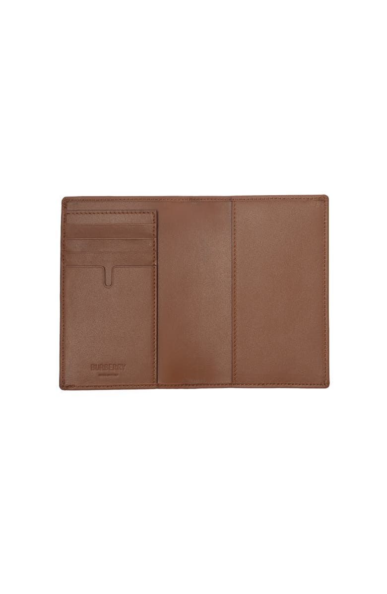 Burberry Check Passport Holder, Alternate, color, Archive Beige