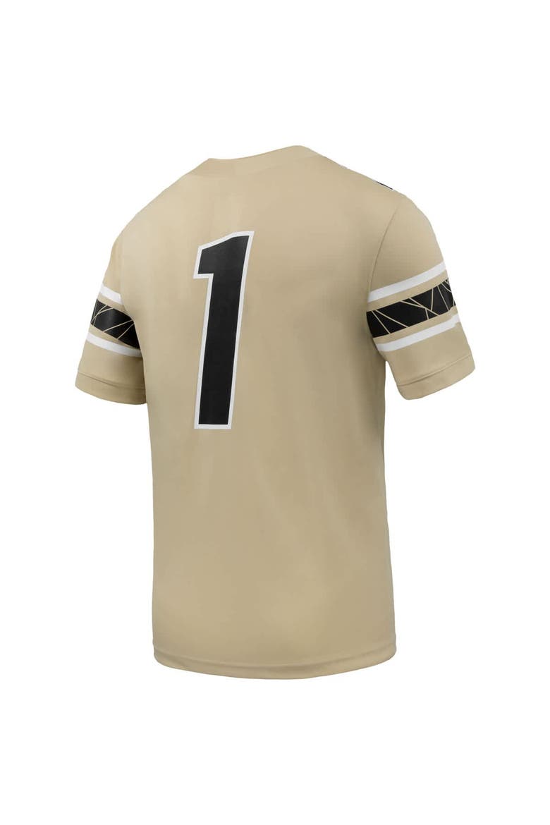 Men's Nike #1 Gold Colorado Buffaloes Football Game Jersey, Alternate, color, Gold