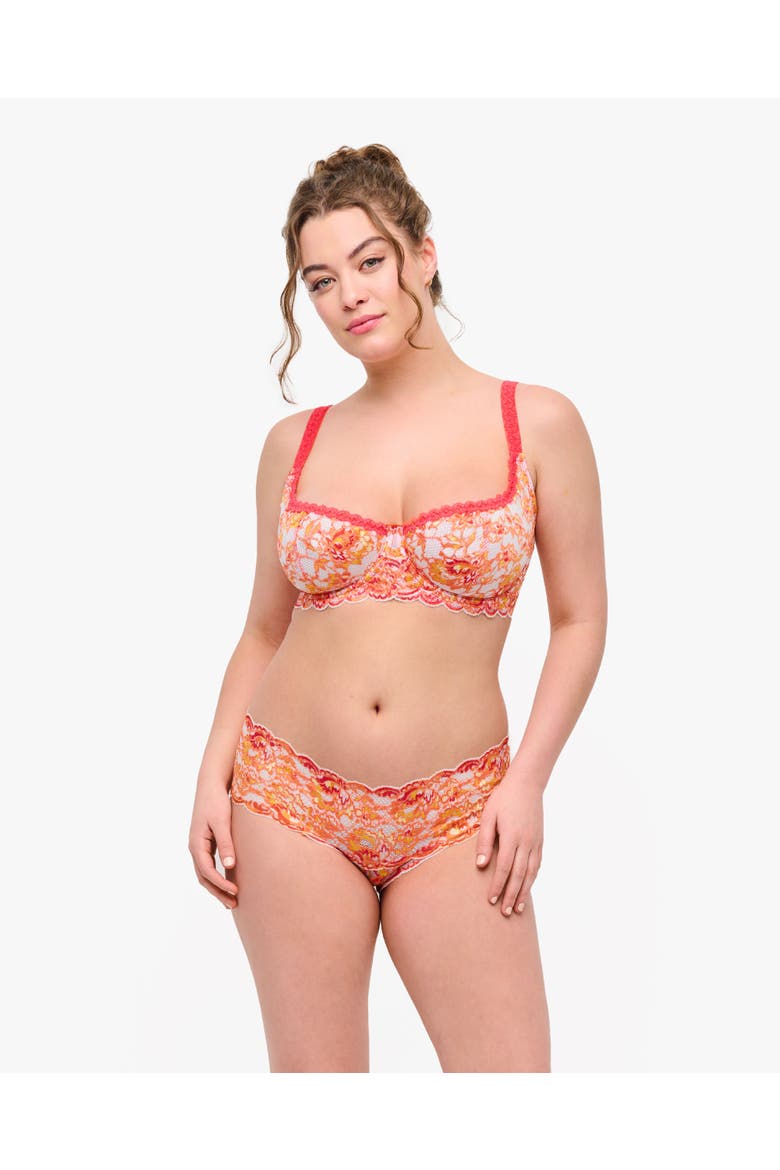 Nsn Ombre Balconette Bra, Alternate, color, Agrumi/Moon Ivory