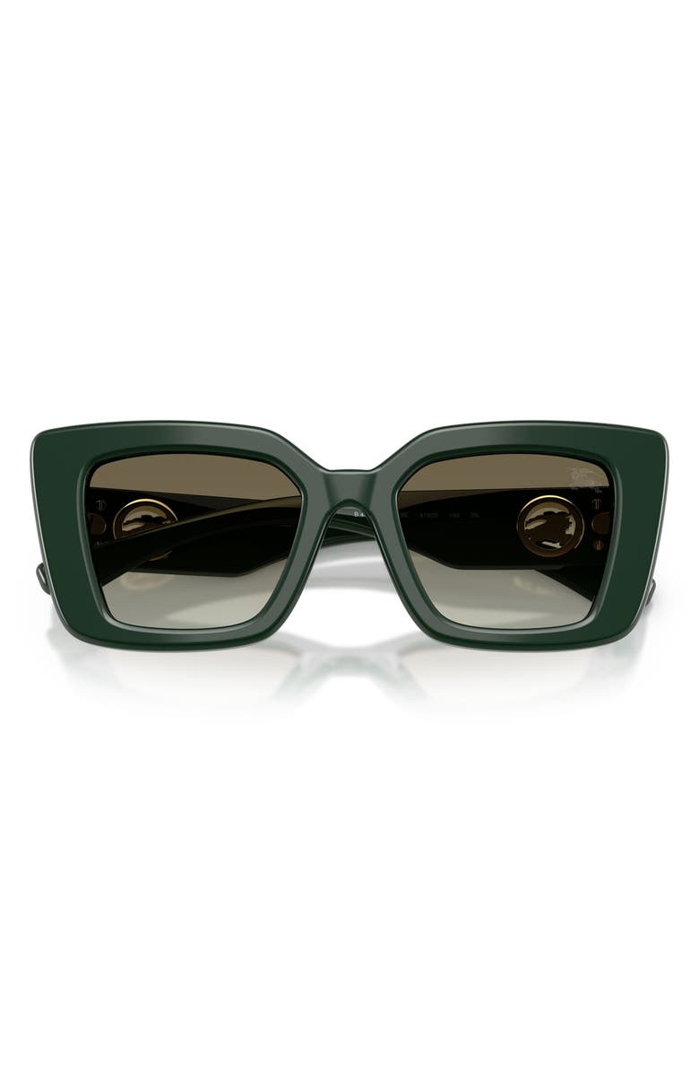 Burberry 51mm Cat Eye Sunglasses, Alternate, color, Green / Green Gradient