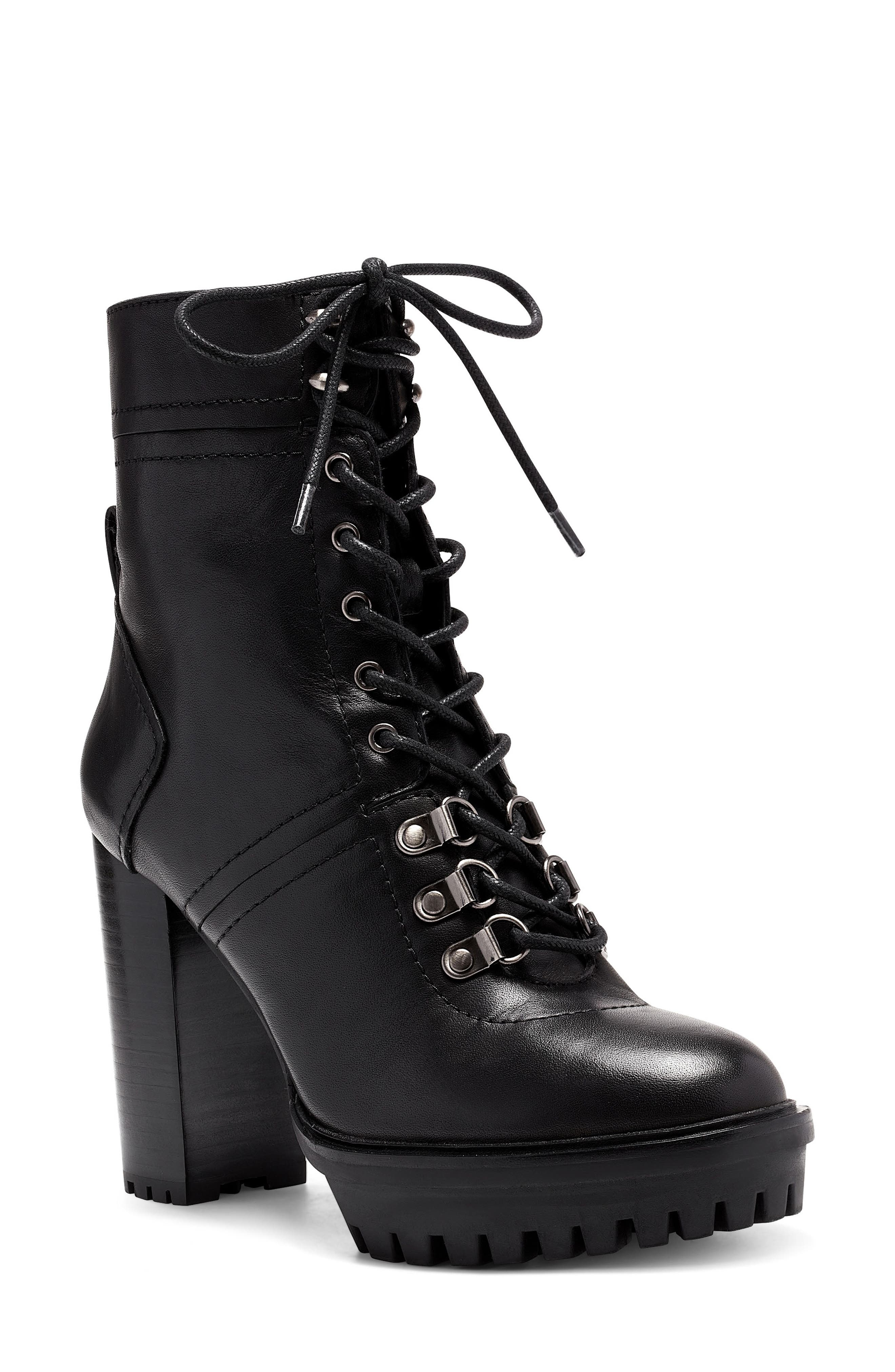 Vince Camuto Emebrila Lug Sole Lace-Up Boot, Main, color, 
