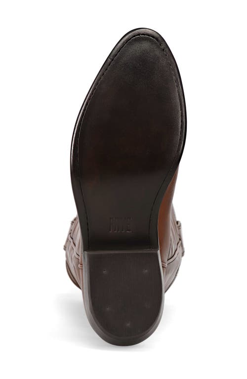Frye Billy Daisy Knee High Western Boot In Brown