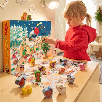 My Very First Advent Calendar Farmyard Themed Wooden Animals, Reusable Advent Calendar & 2025 Advent Calendar Toddler Activities