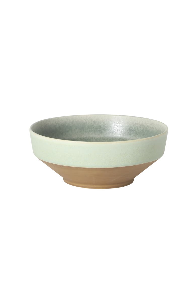 Octavia Place 16-Piece Coupe Reactive Glaze Stoneware Dinnerware Set, Alternate, color, Green