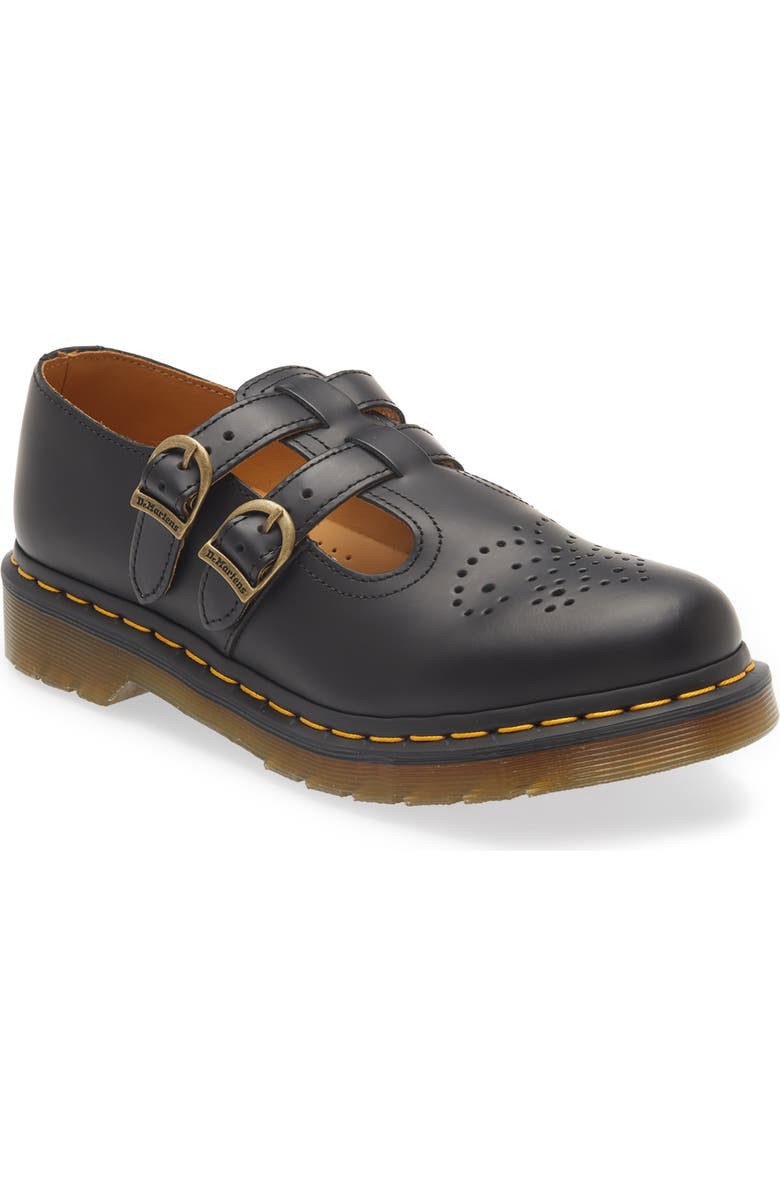 Dr. Martens 8065 Mary Jane, Alternate, color, Black Smooth
