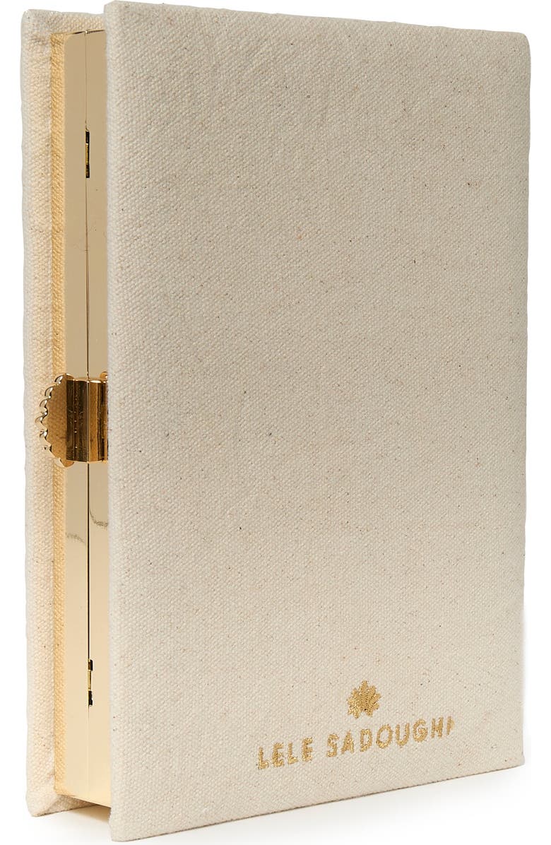 Lele Sadoughi The New Wizard Of Oz Book Clutch, Alternate, color, Yellow Brick