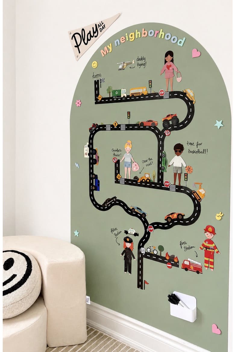 Road and Ride Car Magnets Set, Alternate, color, Multicolor