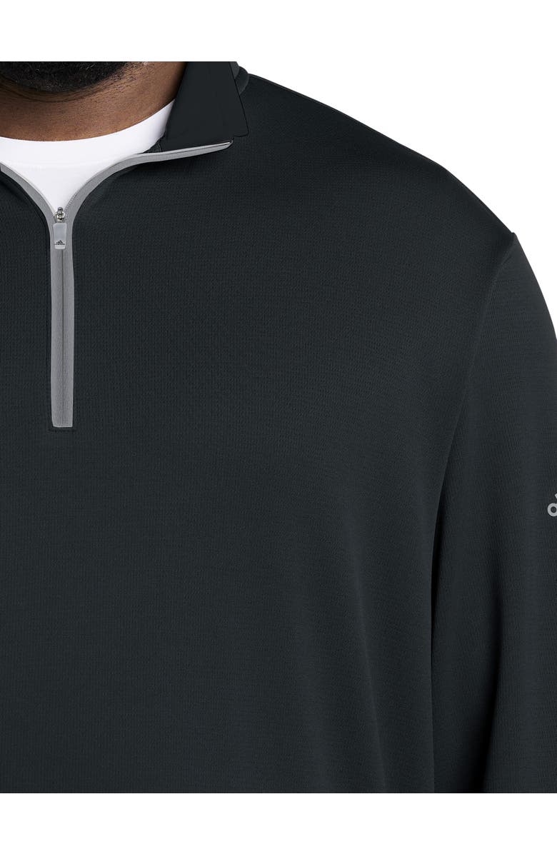 adidas Big & Tall Golf Solid 1/4-Zip Pullover, Alternate, color,