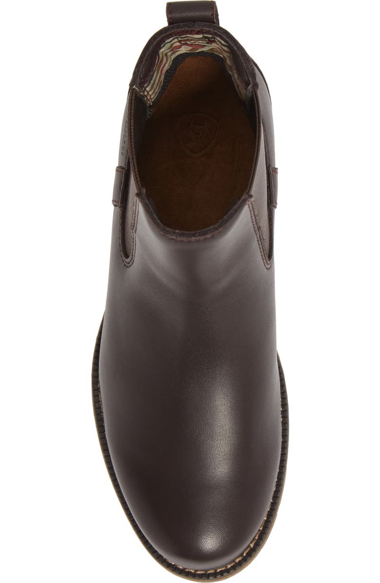 Ariat Wexford Waterproof Chelsea Boot, Alternate, color, Dark Red