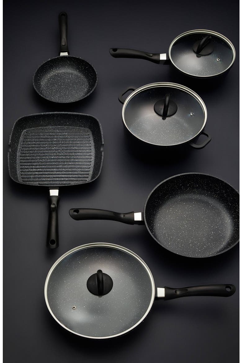 STONE™ 9-Piece Cookware Set, Alternate, color, BLACK