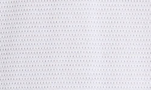 Vince Johnny Regular Fit Mesh Polo Shirt In Optic White
