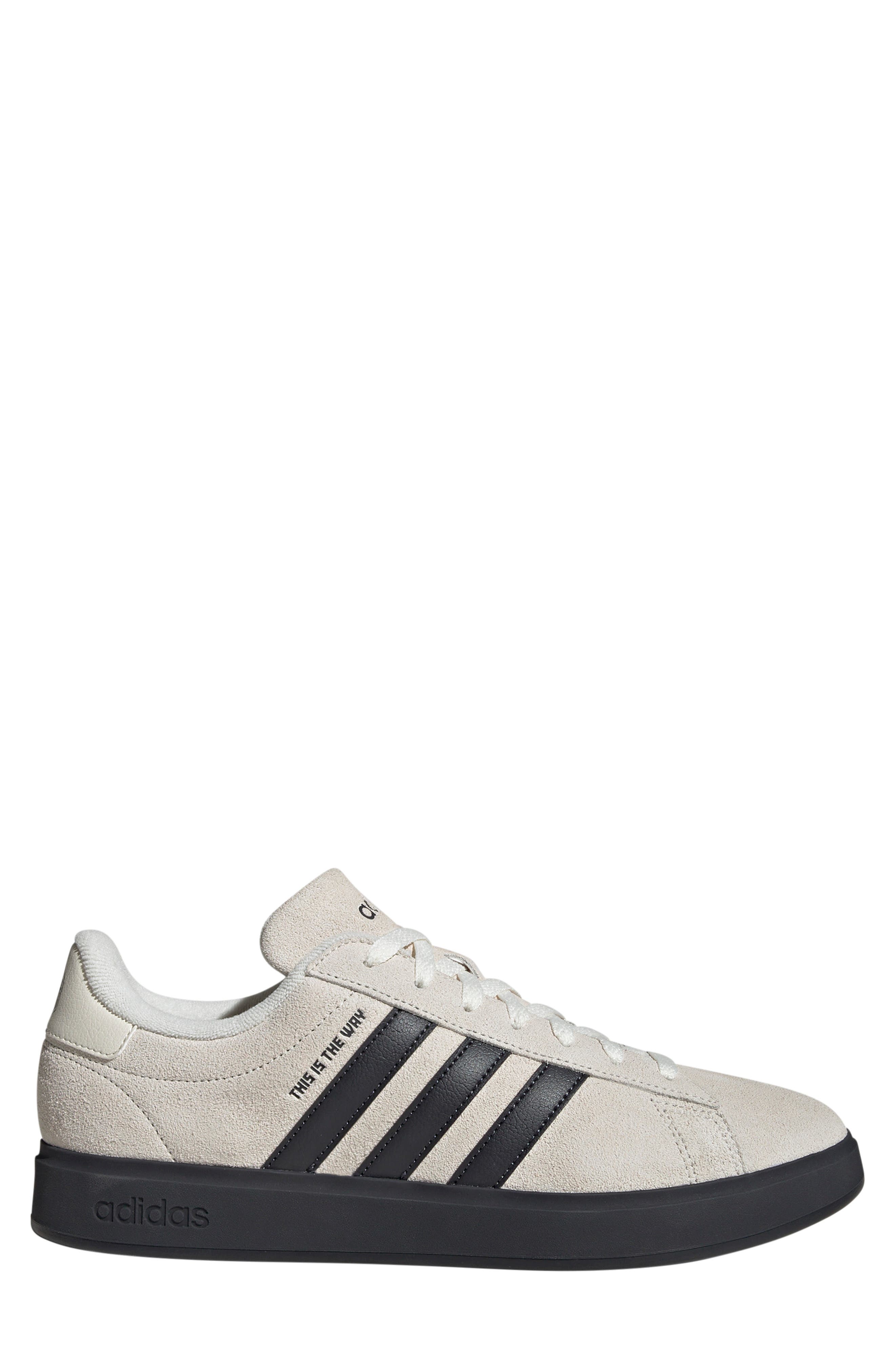 adidas x Star Wars<sup>™</sup> Mandalorian Grand Court 2.0 Sneaker, Alternate, color, Off White/ Night Grey