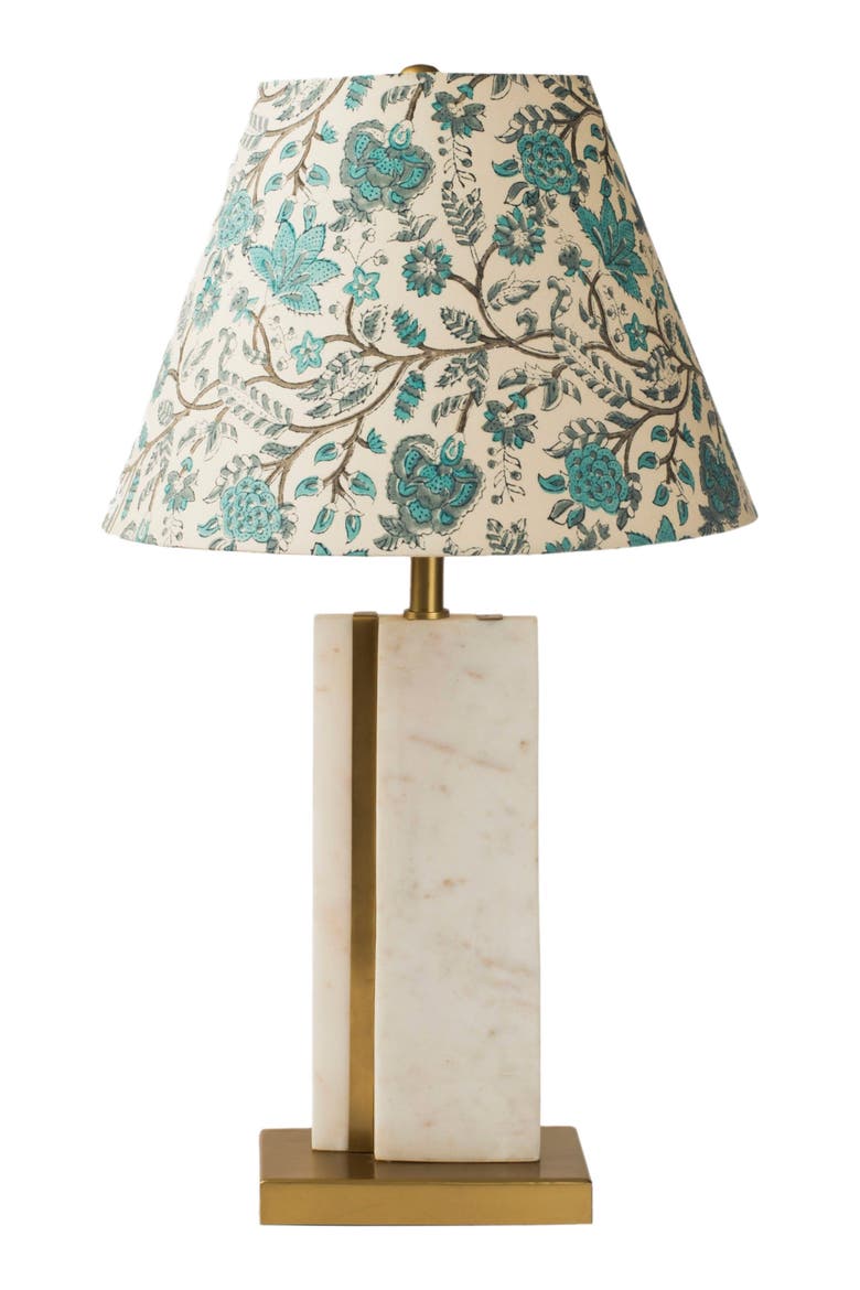 Sculpta Marble Lamp Stand, Alternate, color, White Beige