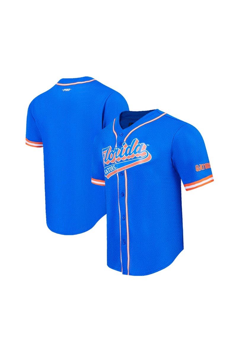 PRO STANDARD Men's Pro Standard Royal Florida Gators Mesh Full-Button Replica Baseball Jersey, Alternate, color,