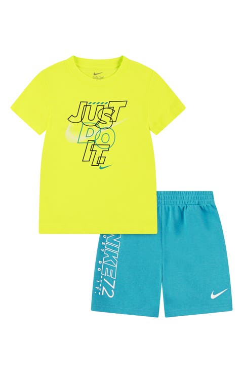 Kids' Rhythm T-Shirt & French Terry Shorts Set (Toddler & Little Kid)