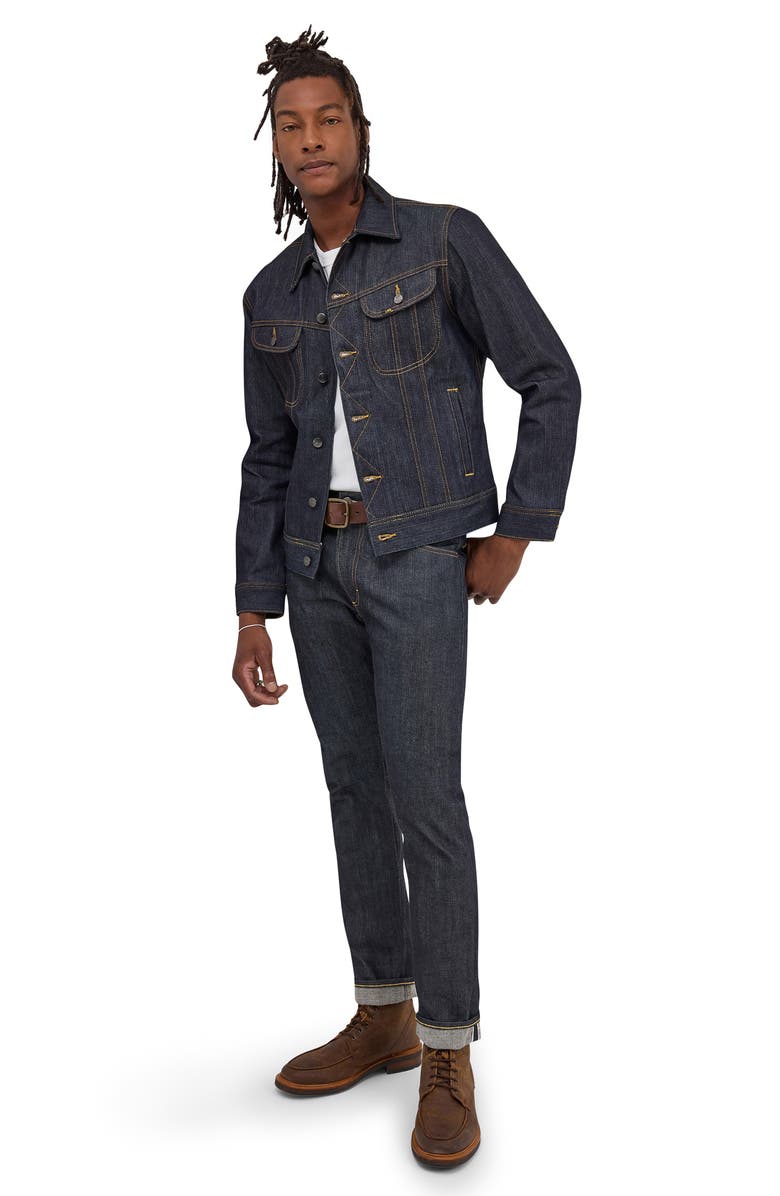 Lee 101 Rider Slim Fit Jeans, Alternate, color, Dry Indigo