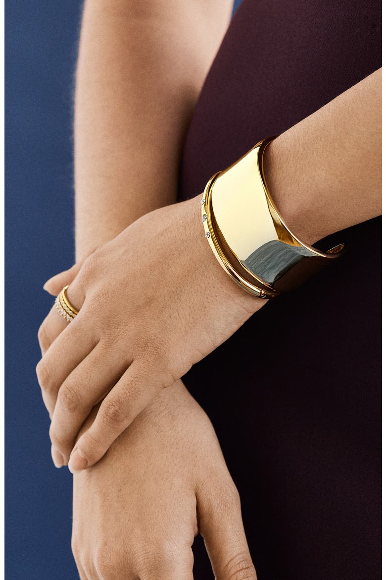 Ashton Cuff Bracelet, Alternate, color, GOLD