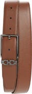 FERRAGAMO Reversible Leather Belt