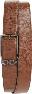 FERRAGAMO Reversible Leather Belt
