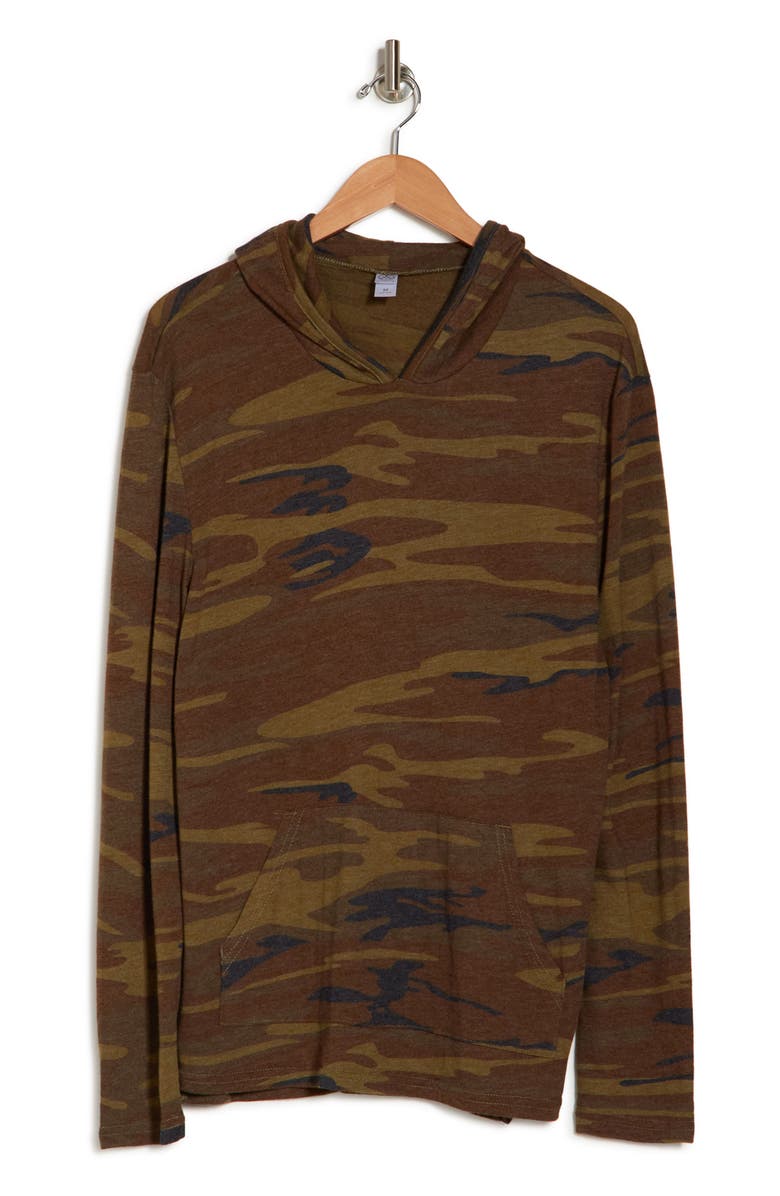 Alternative Marathon Printed Eco-Jersey Pullover Hoodie, Alternate, color,