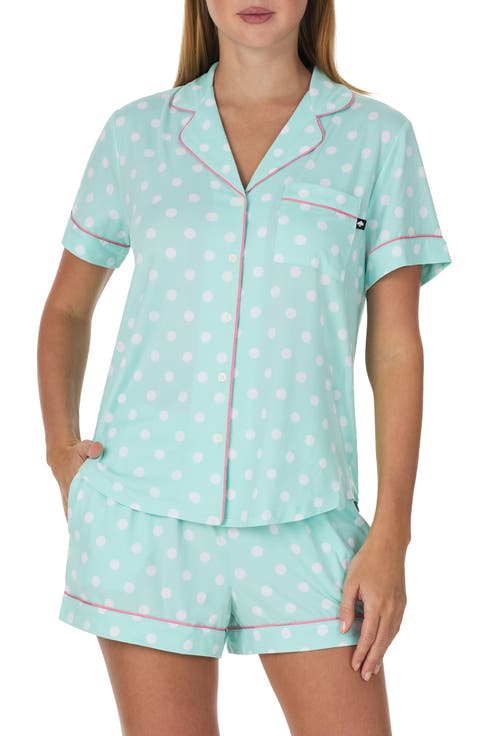 Print Short Sleeve Pajamas