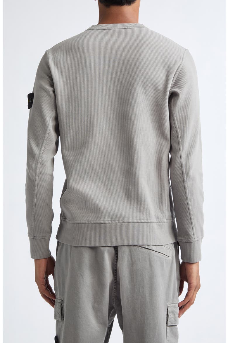 Compass Logo Patch Cotton Crewneck Sweatshirt, Alternate, color, V0060 GREY